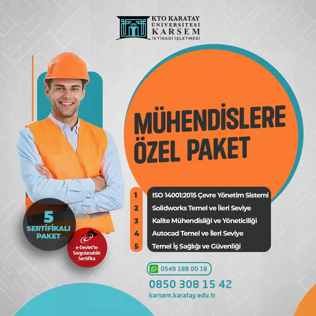 Mühendislere Özel (5 Sertifikalı) Paket